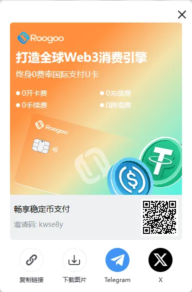 Roogoo虛擬卡限時福利 + 開卡返現1U