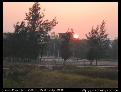 试手贴图---夕阳西下
