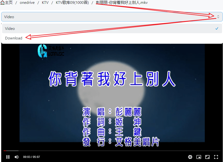 KTV歌曲库09之三(100首)