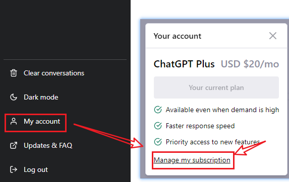 原来ChatGPT Plus订阅后无法删除信用卡