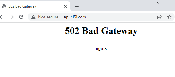 解决反代ChatGPT API接口后502 Bad Gateway问题
